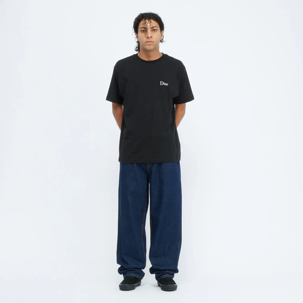 Dime - Classic Small Logo T-Shirt Black - Image 3