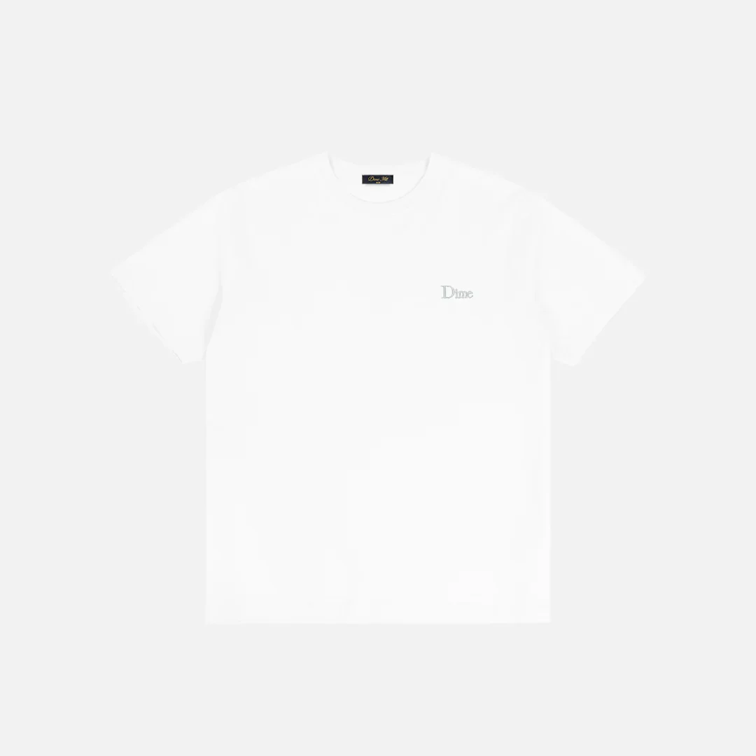 Dime - Classic Small Logo T-Shirt White