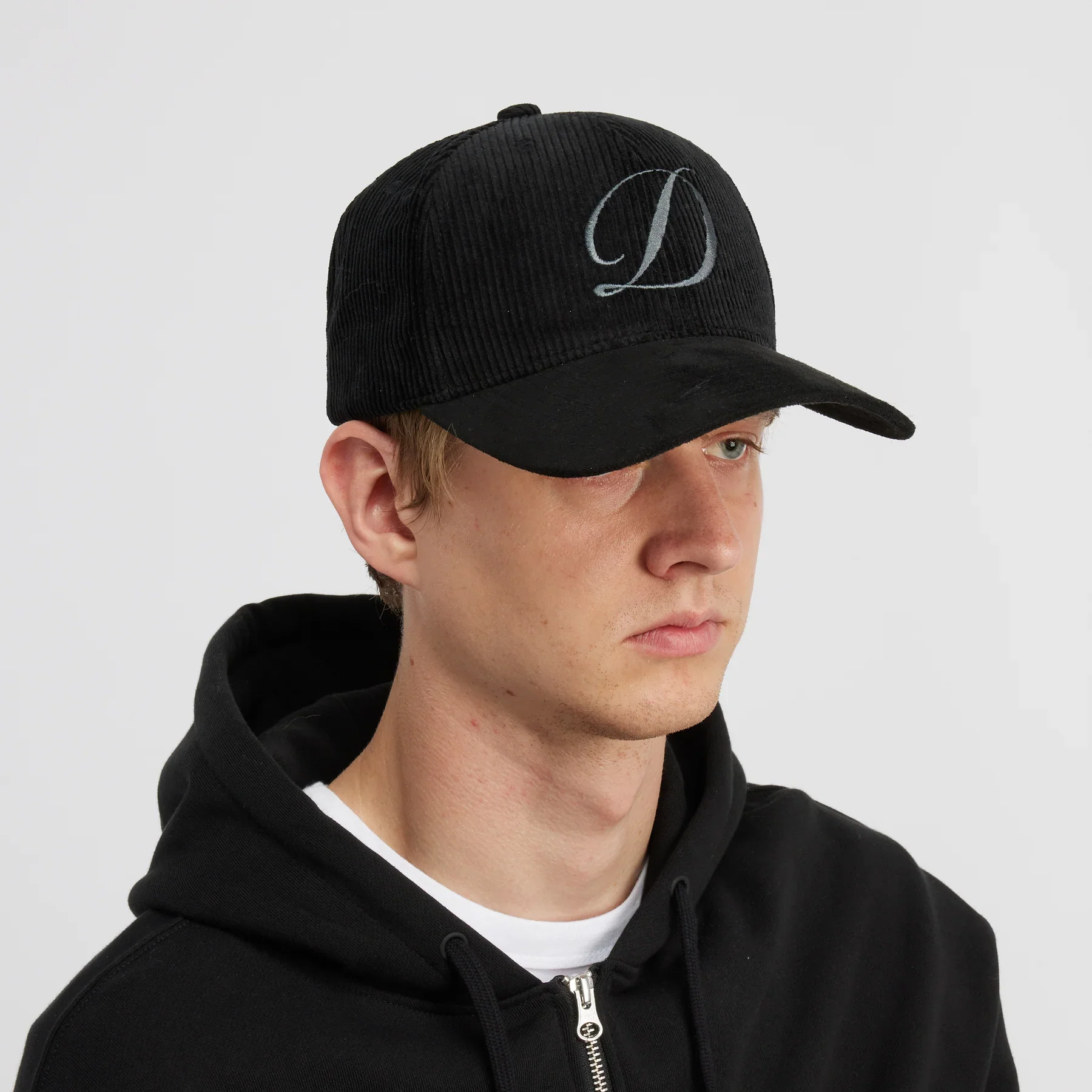 Dime - Cord Full Fit Cap Black - Image 2