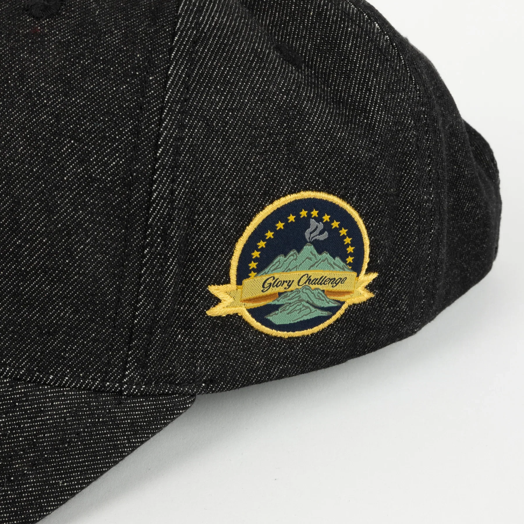Dime - Cursive D Full Fit Cap Black Denim - Image 4