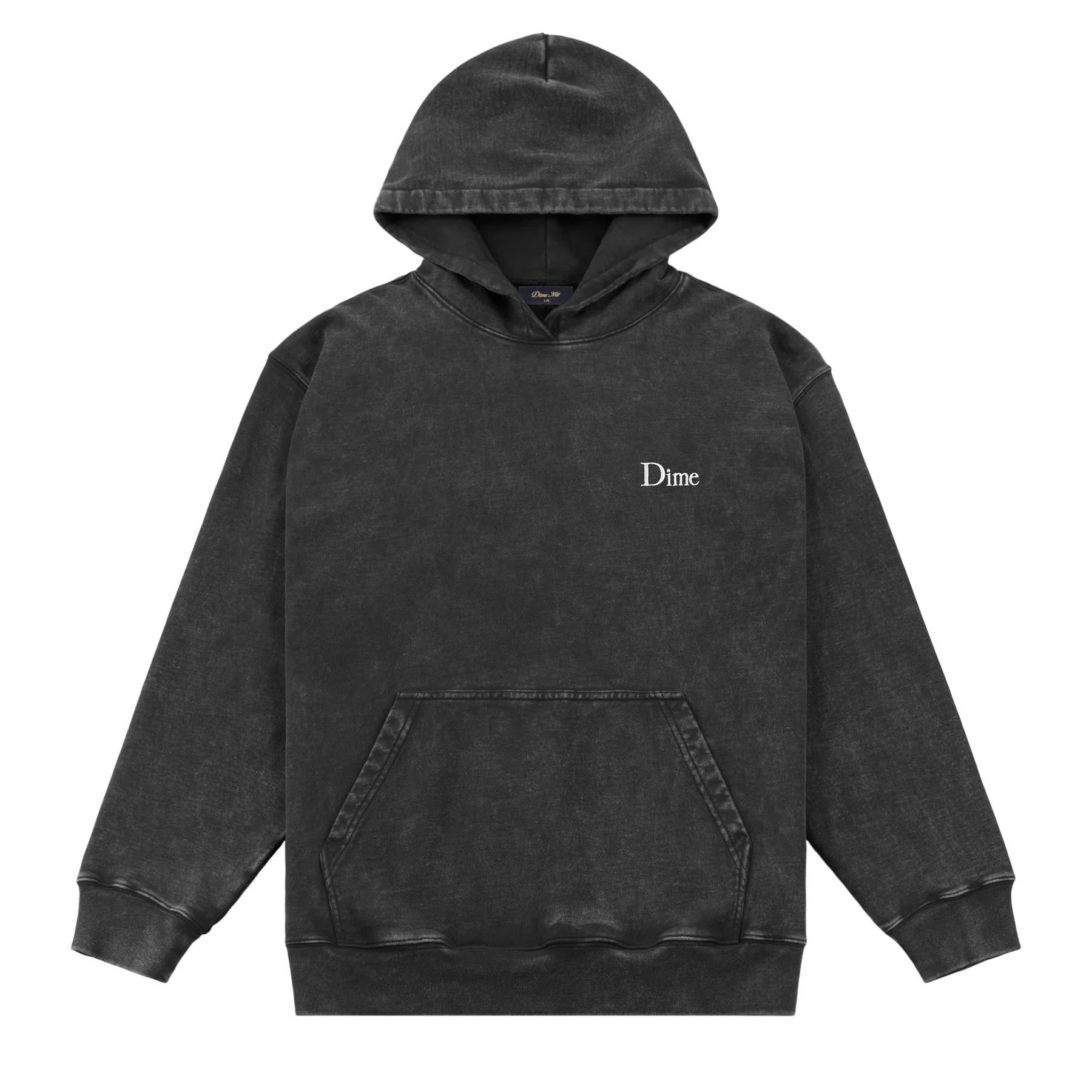 Dime - French Terry Hoodie Faded Black