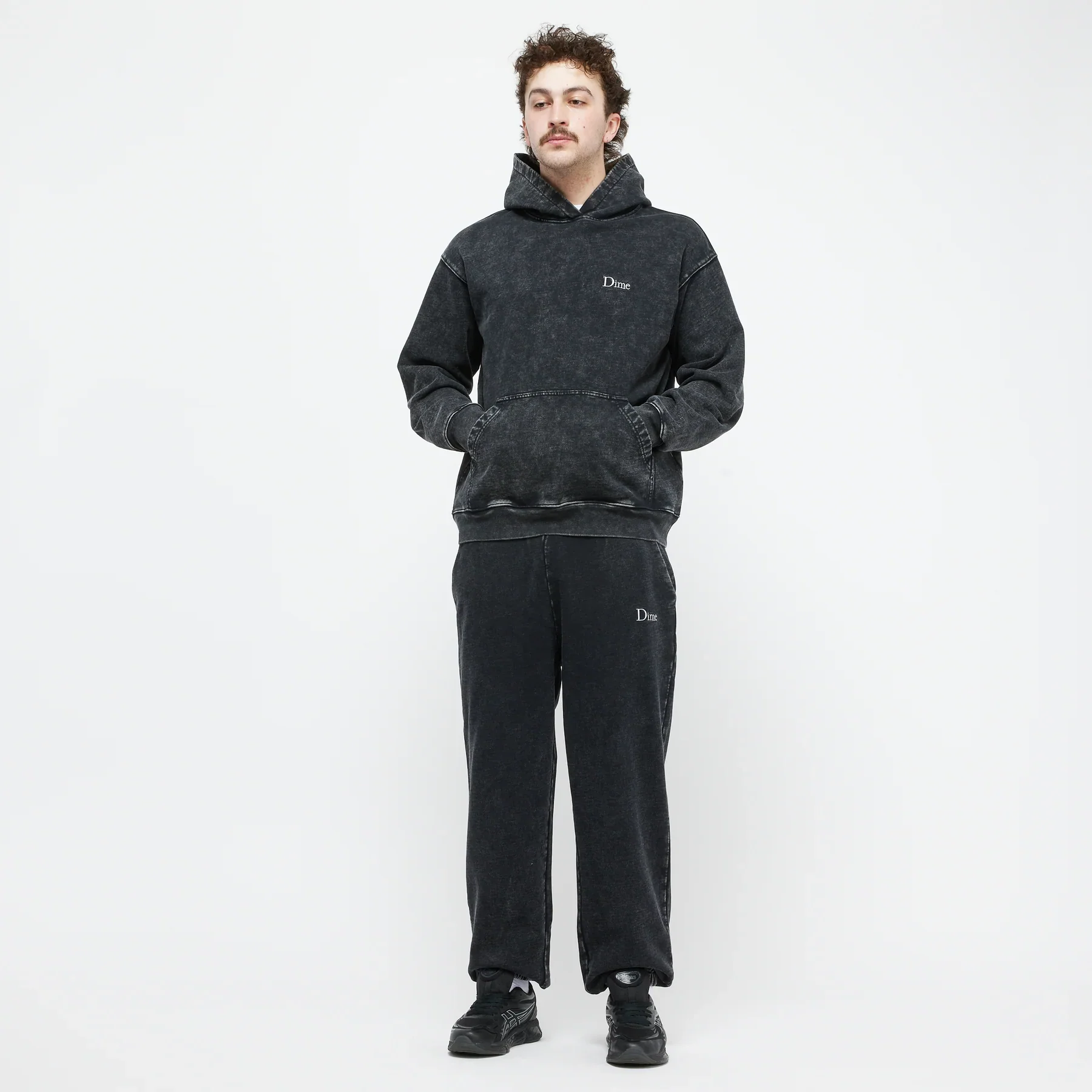 Dime - French Terry Sweatpants Faded Black - Image 2