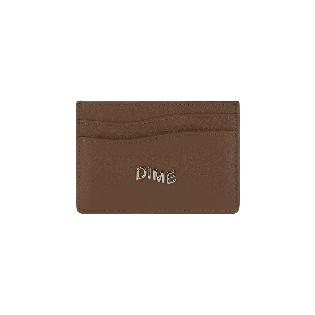 Dime - Leather Cardholder Brown