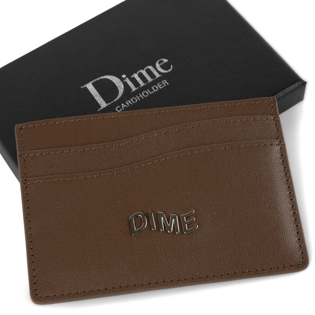 Dime - Leather Cardholder Brown - Image 2