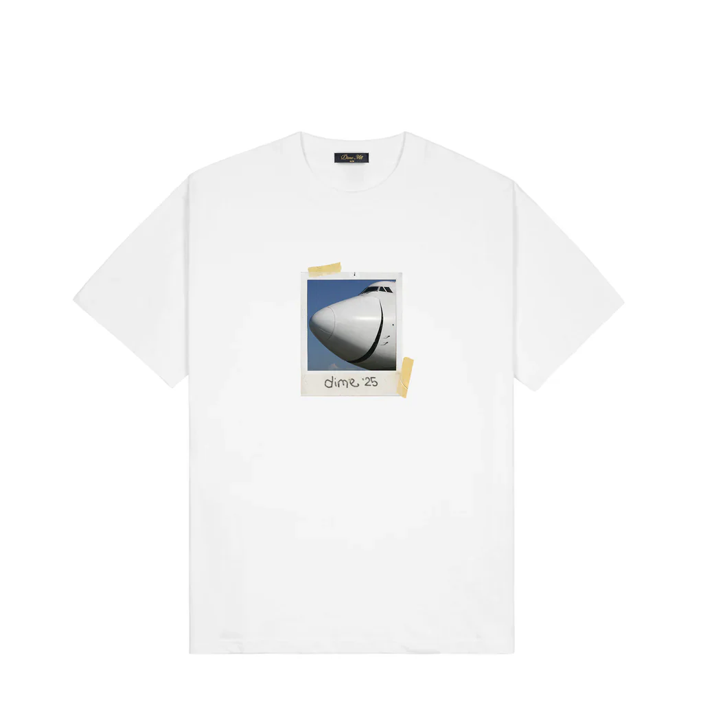 Dime - Plane T-Shirt White