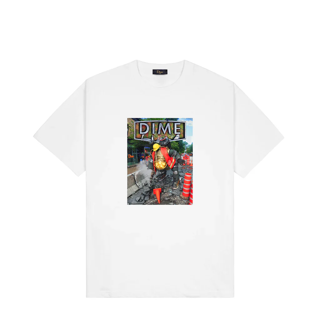Dime - Pothole T-Shirt White