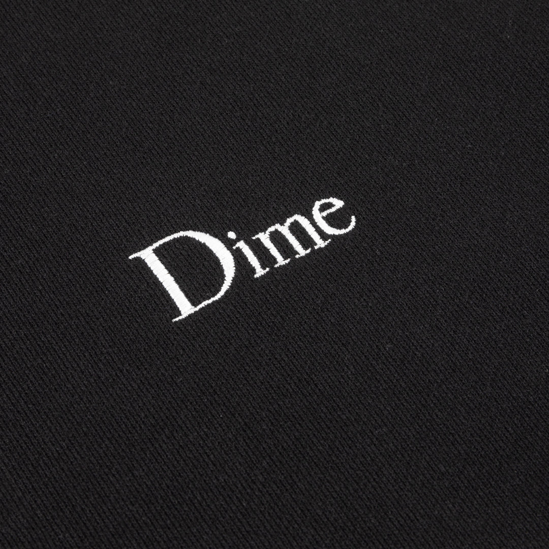 Dime - Classic Small Logo Hoodie Black - Image 2