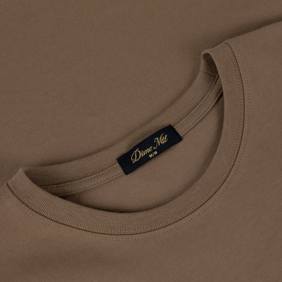Dime x Quartersnacks - Snackman Dealer T-Shirt Chocolate - Image 2
