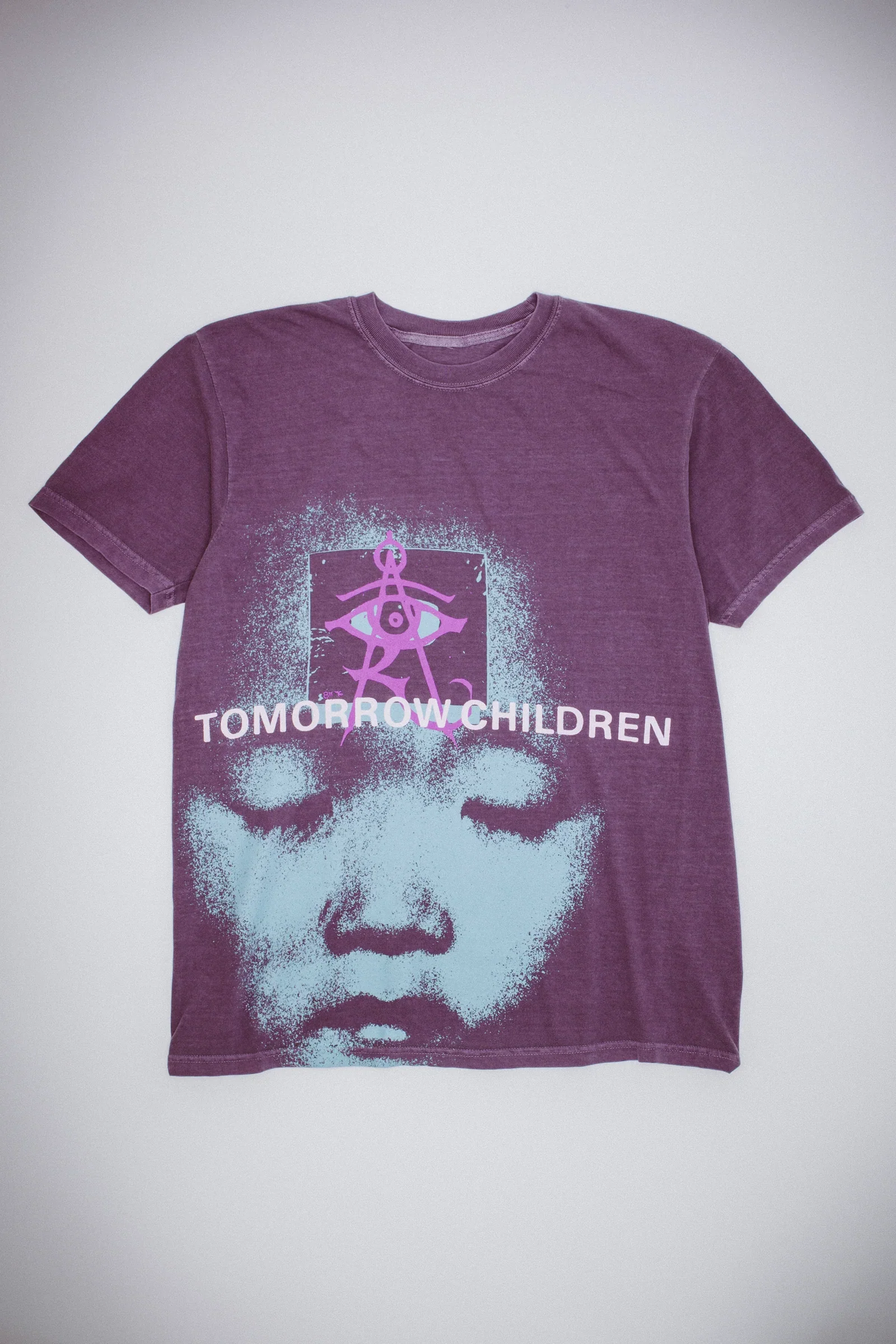 FA - Tomorrow Children Test Print T-Shirt Wine