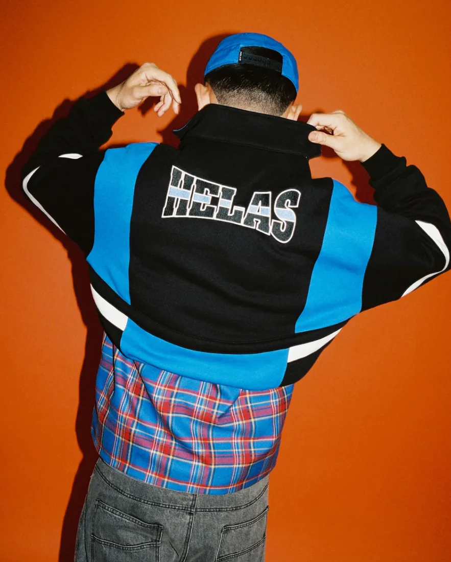 Hélas - Hoop Quarter Zip Blue/Black - Image 4