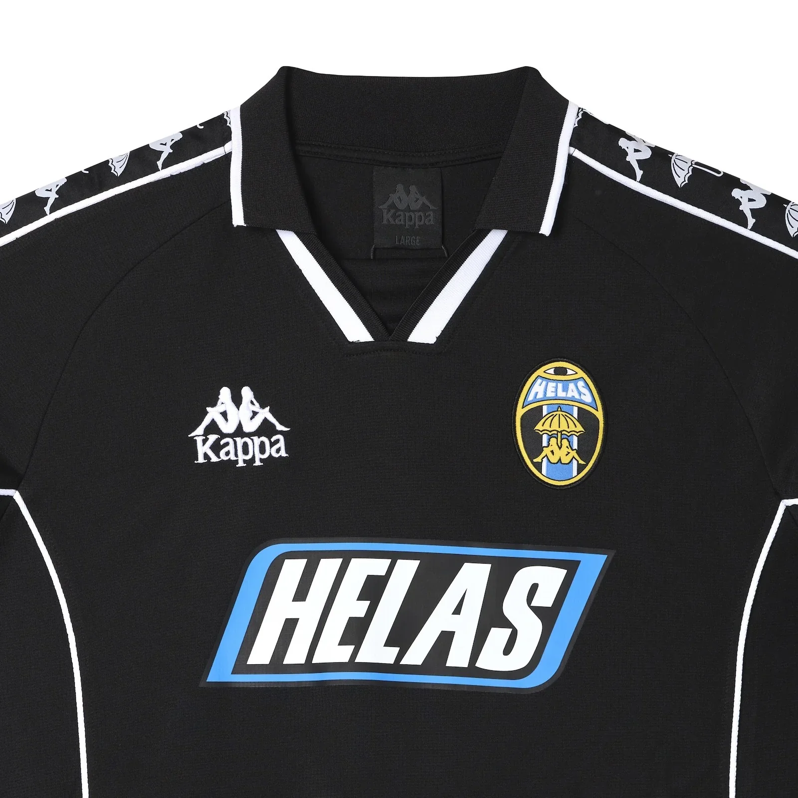Hélas x Kappa - LS Polo Black - Image 2