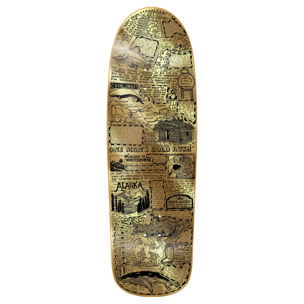 Heroin Skateboards - CQ Gold Rush Deck 10.0"
