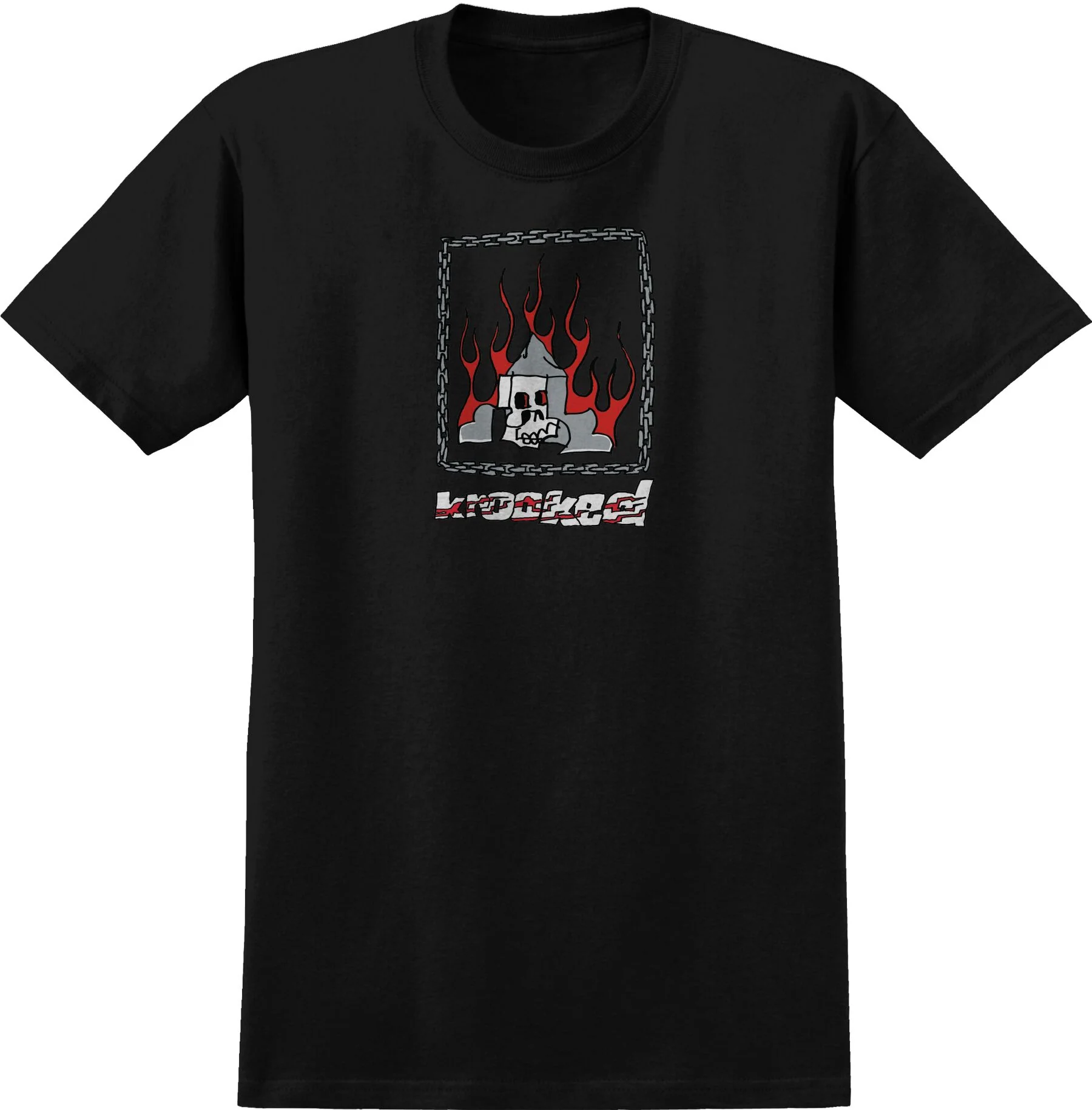 Krooked - Chain Frame S/S T-Shirt Black