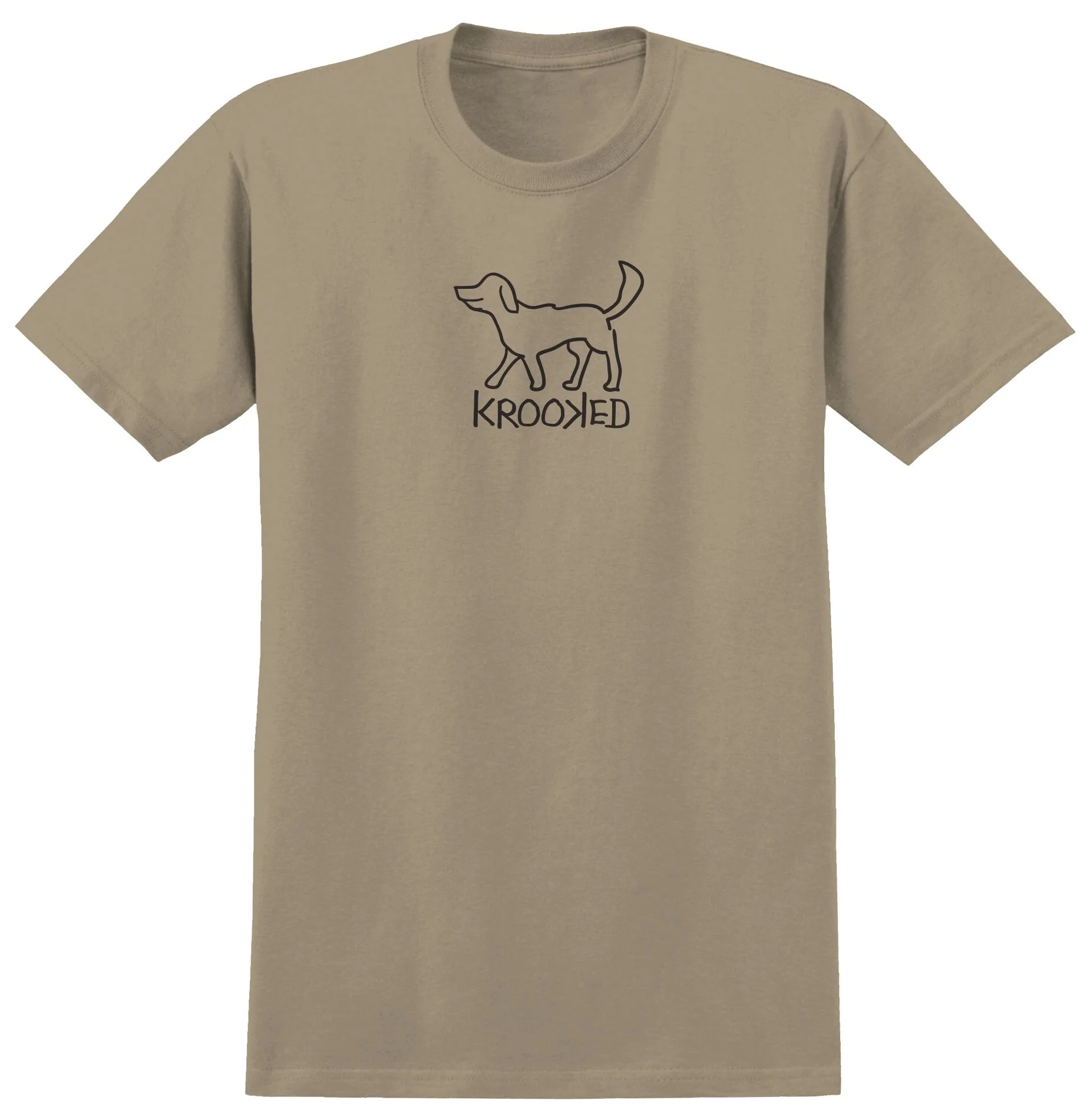 Krooked - El Perro S/S T-Shirt Sand