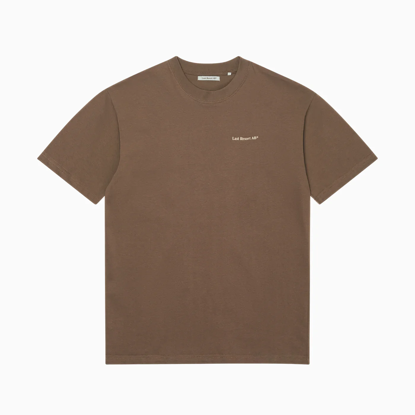 Last Resort AB - Atlas Mono SS Tee Washed Brown/Beige - Image 2