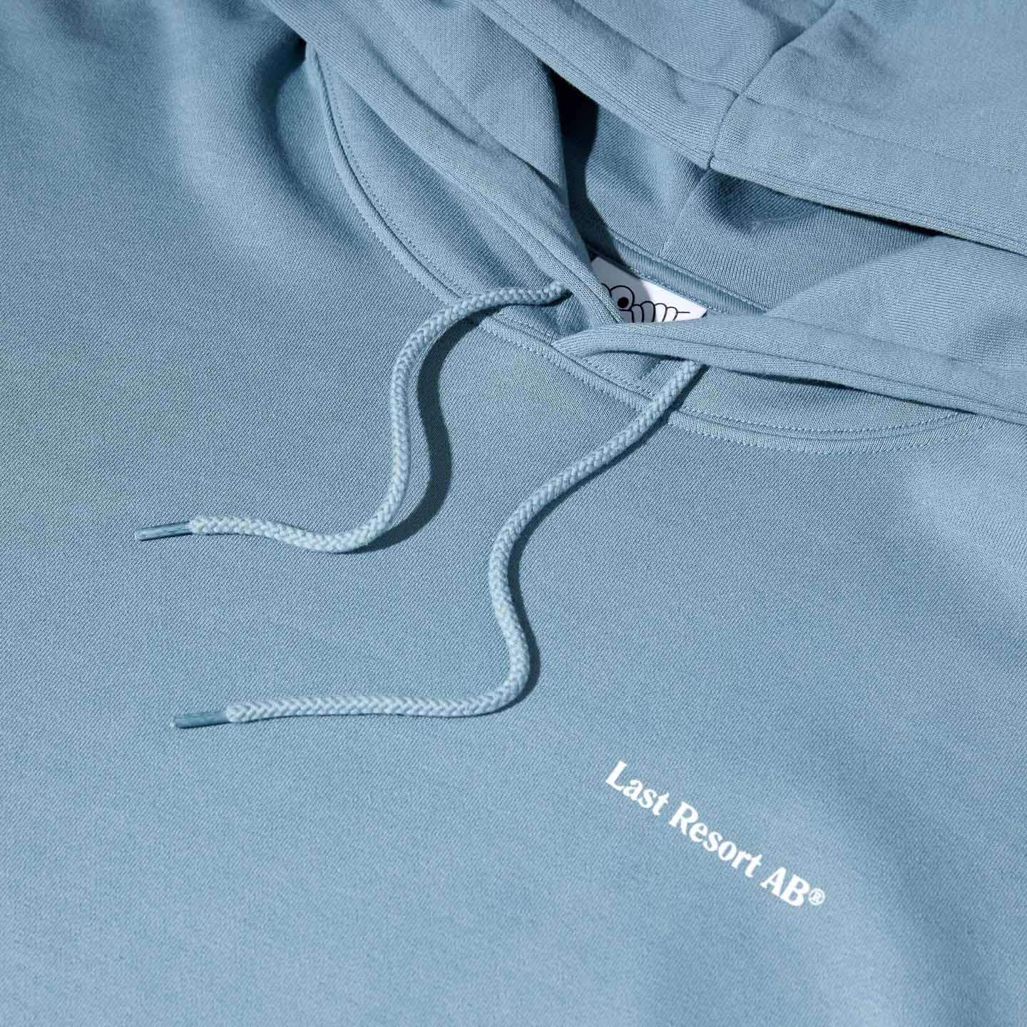 Last Resort AB - Atlas Monograms Hoodie Blue Mirage/White - Image 3
