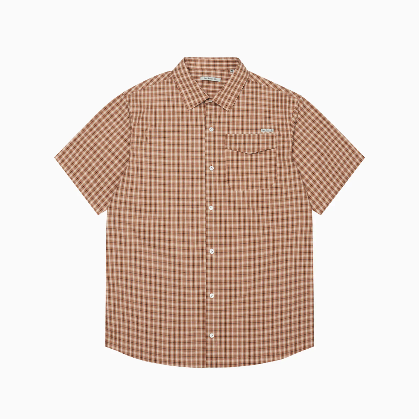 Last Resort AB - Base SS Shirt Caramel Check