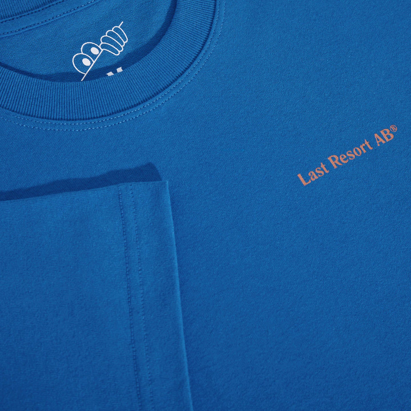 Last Resort AB - Monogram SS Tee Royal Blue/Sunset Orange - Image 3