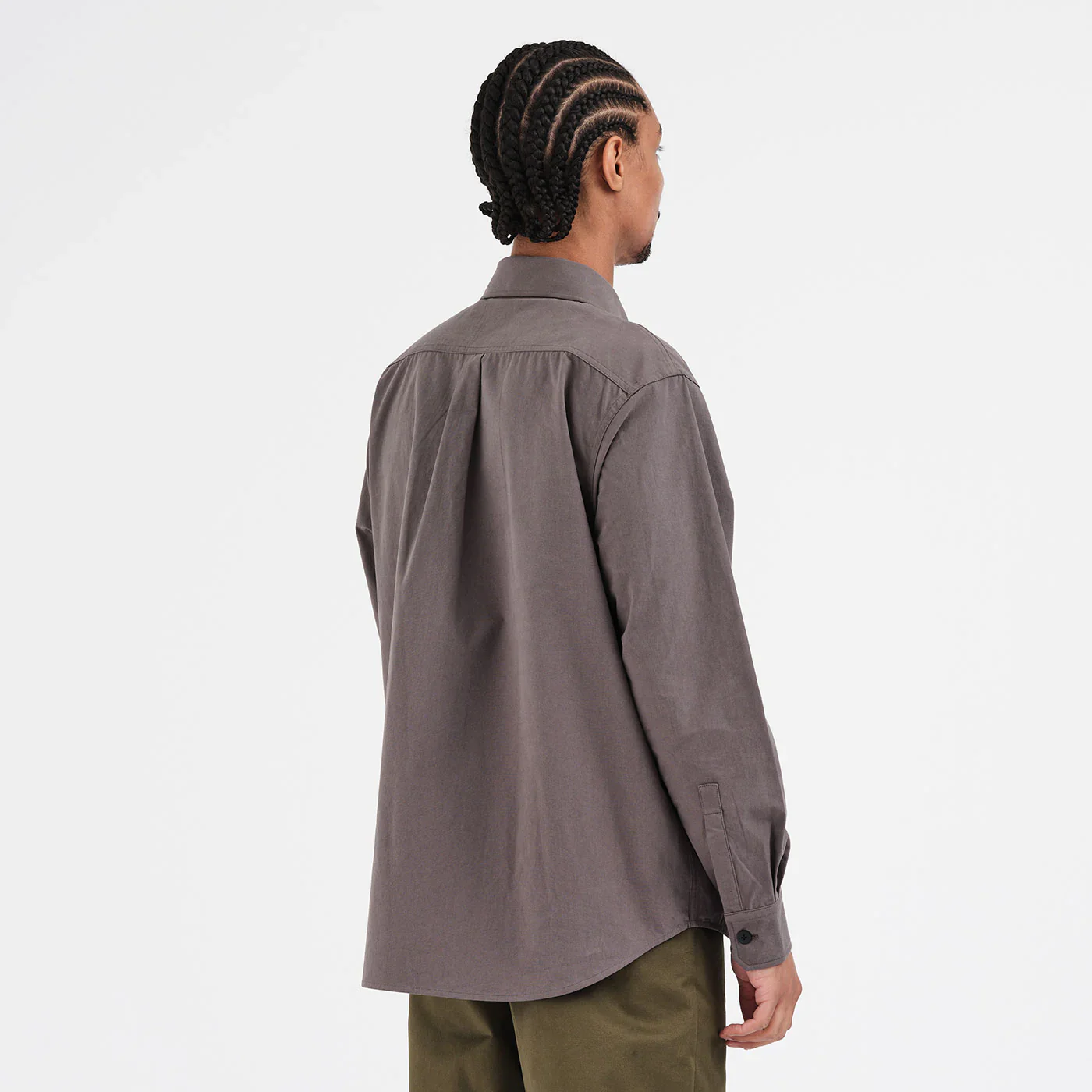 Last Resort AB - OG Canvas LS Shirt Steel Grey - Image 3