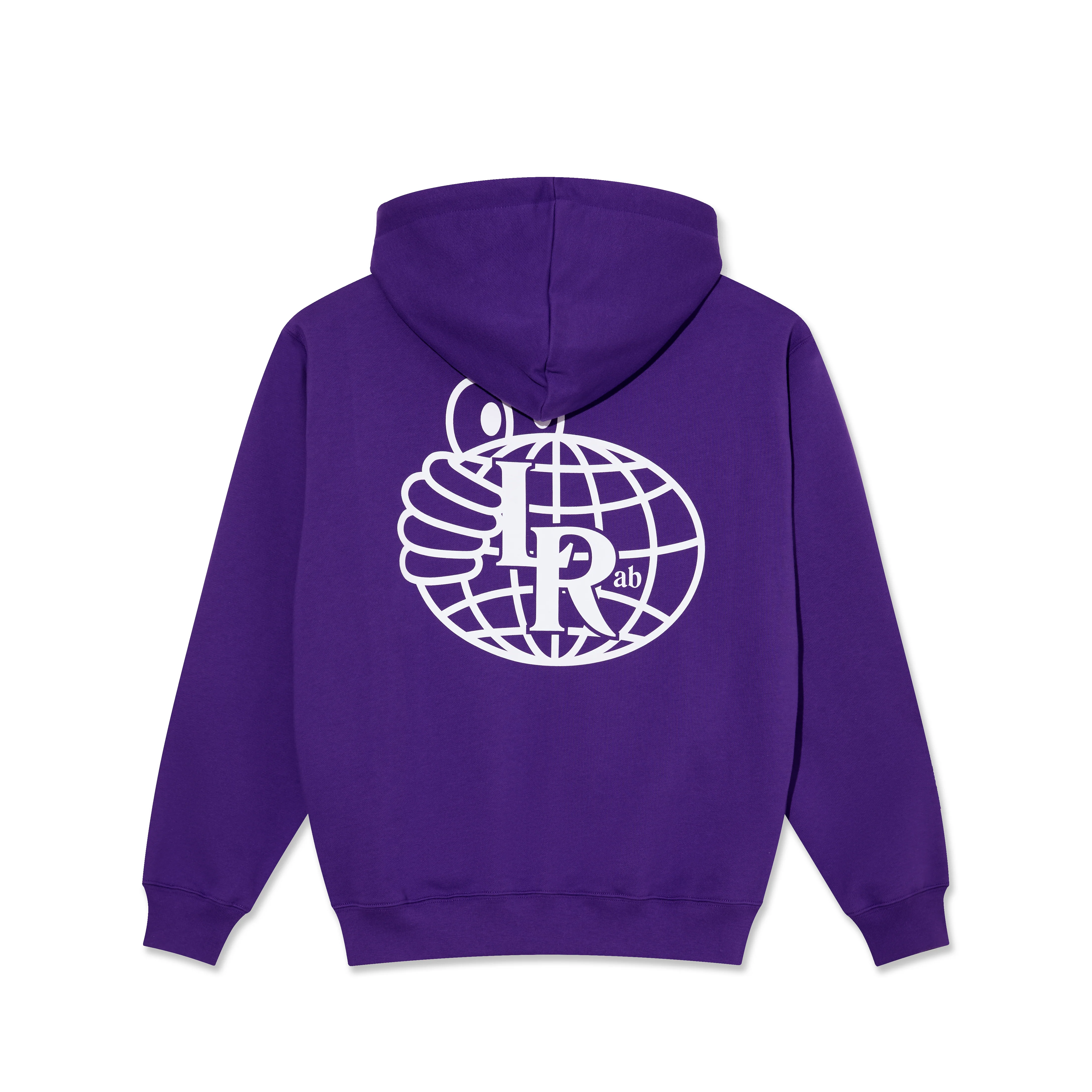 Last Resort AB - Atlas Monogram Hoodie Heliotrope/White