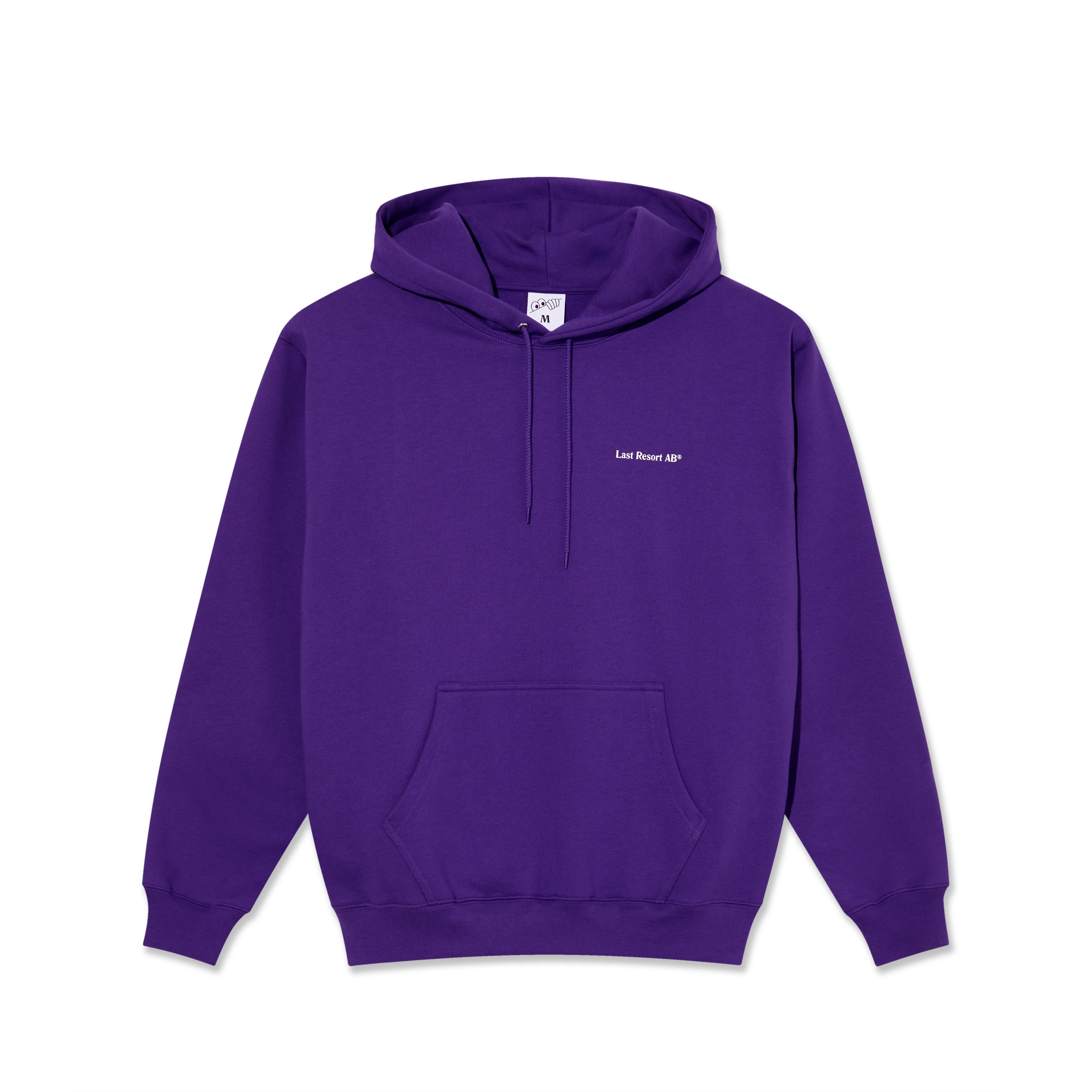Last Resort AB - Atlas Monogram Hoodie Heliotrope/White - Image 2