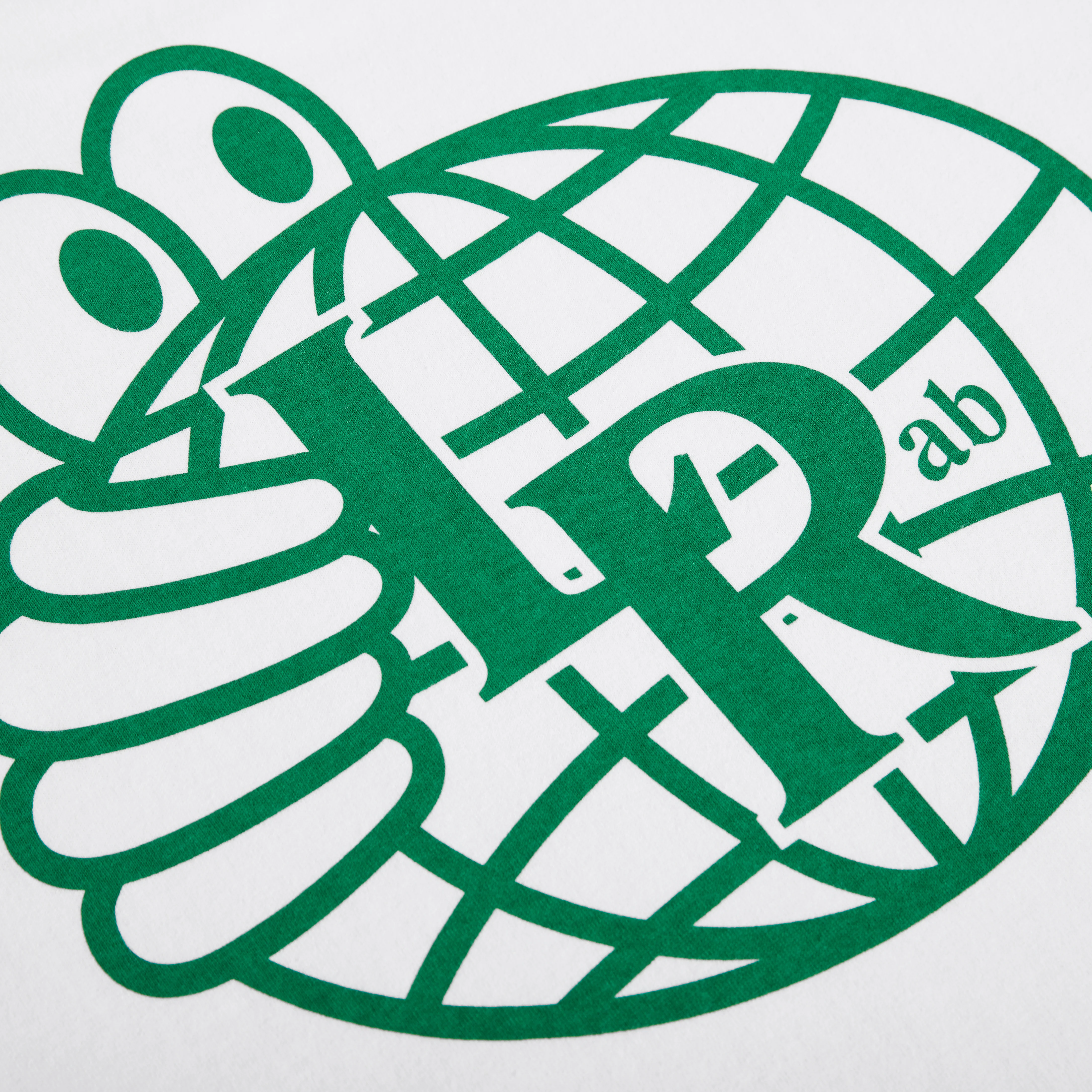 Last Resort AB - Monogram SS Tee White/Kelly Green - Image 3
