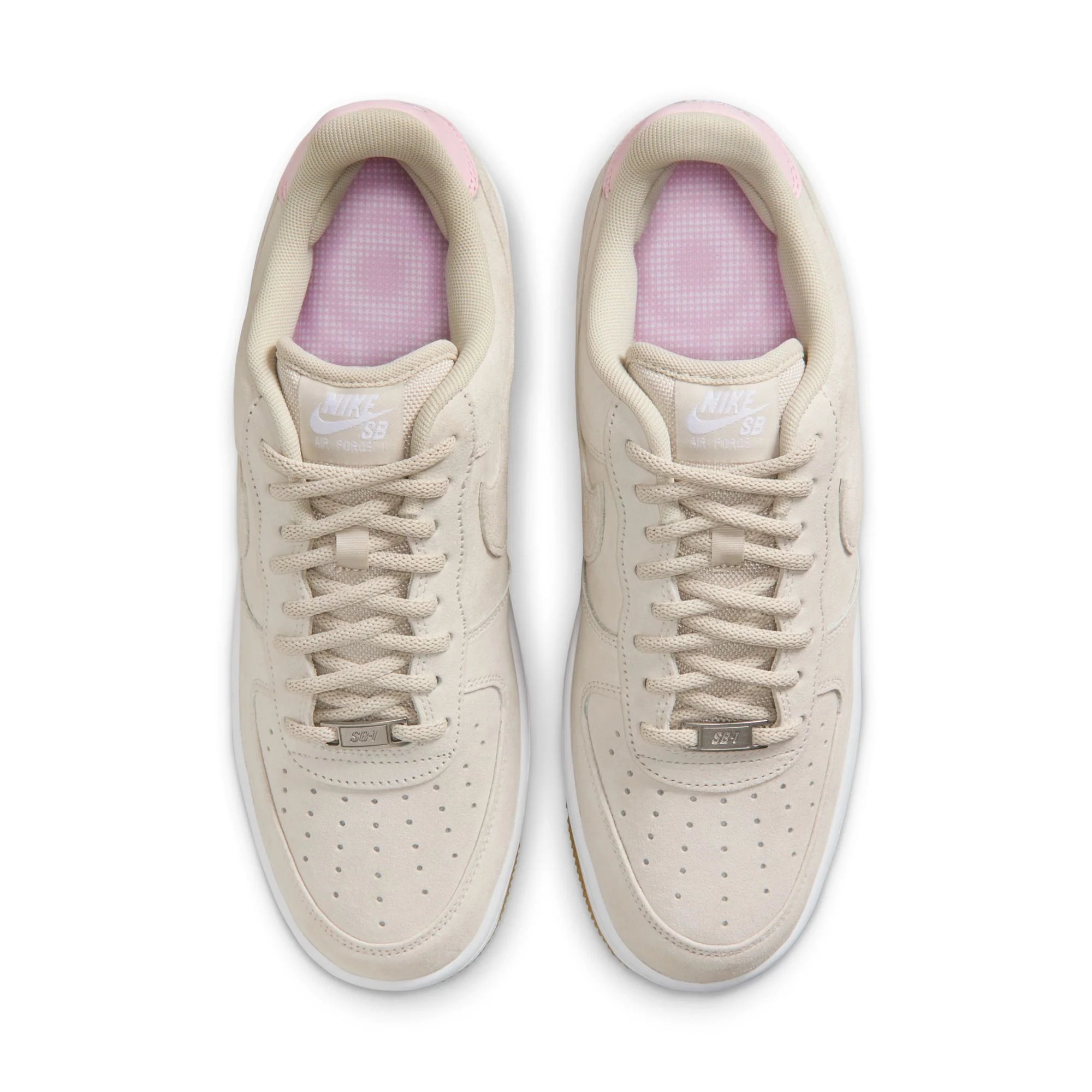 Nike SB - Air Force 1 Light Orewood / Brown - Pink - Image 4
