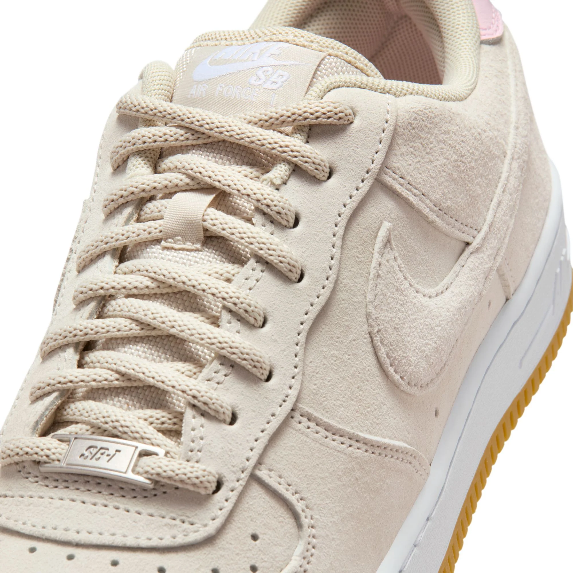 Nike SB - Air Force 1 Light Orewood / Brown - Pink - Image 5