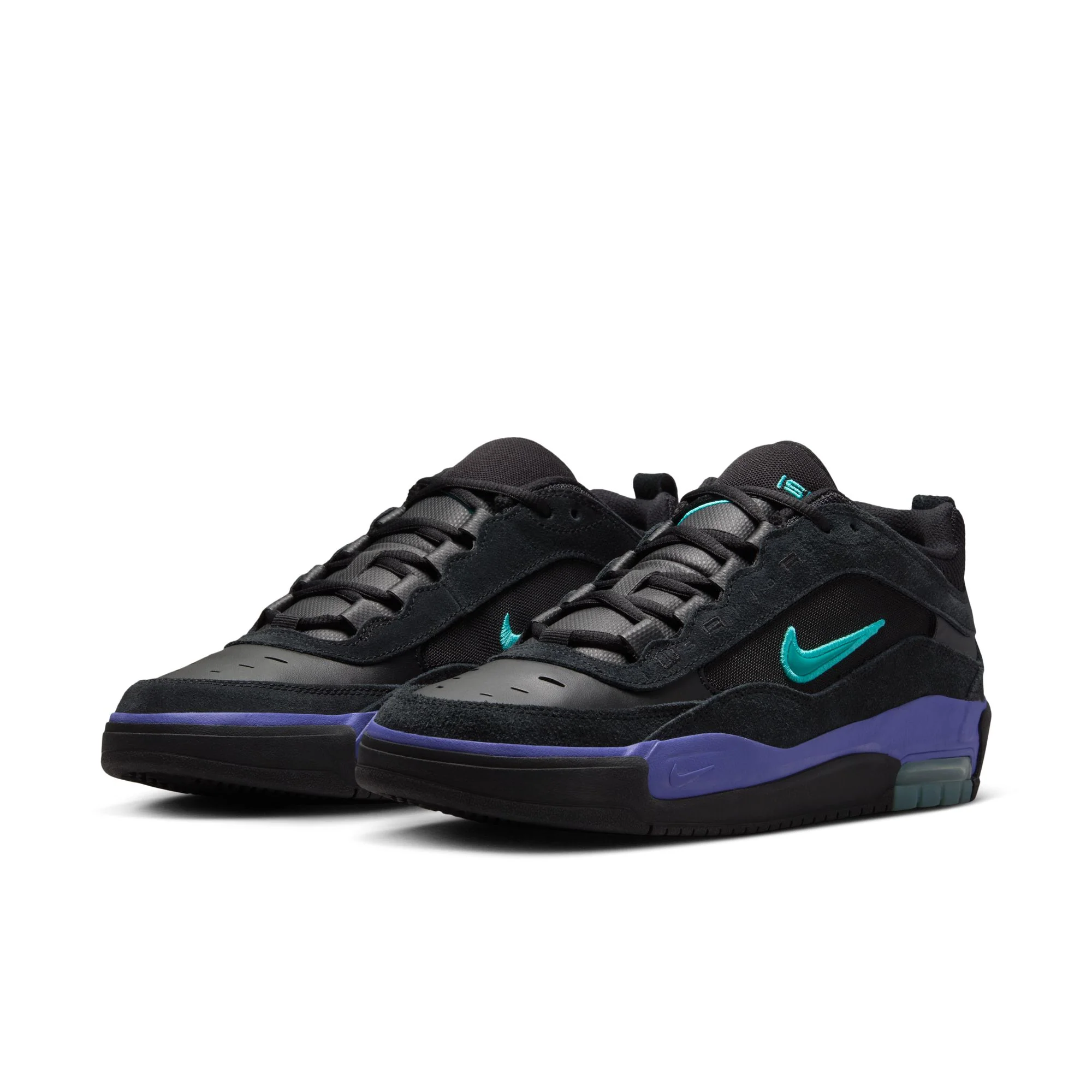 Nike SB - Air Max Ishod Black/Black/Persian Violet/Dusty Cactus - Image 3