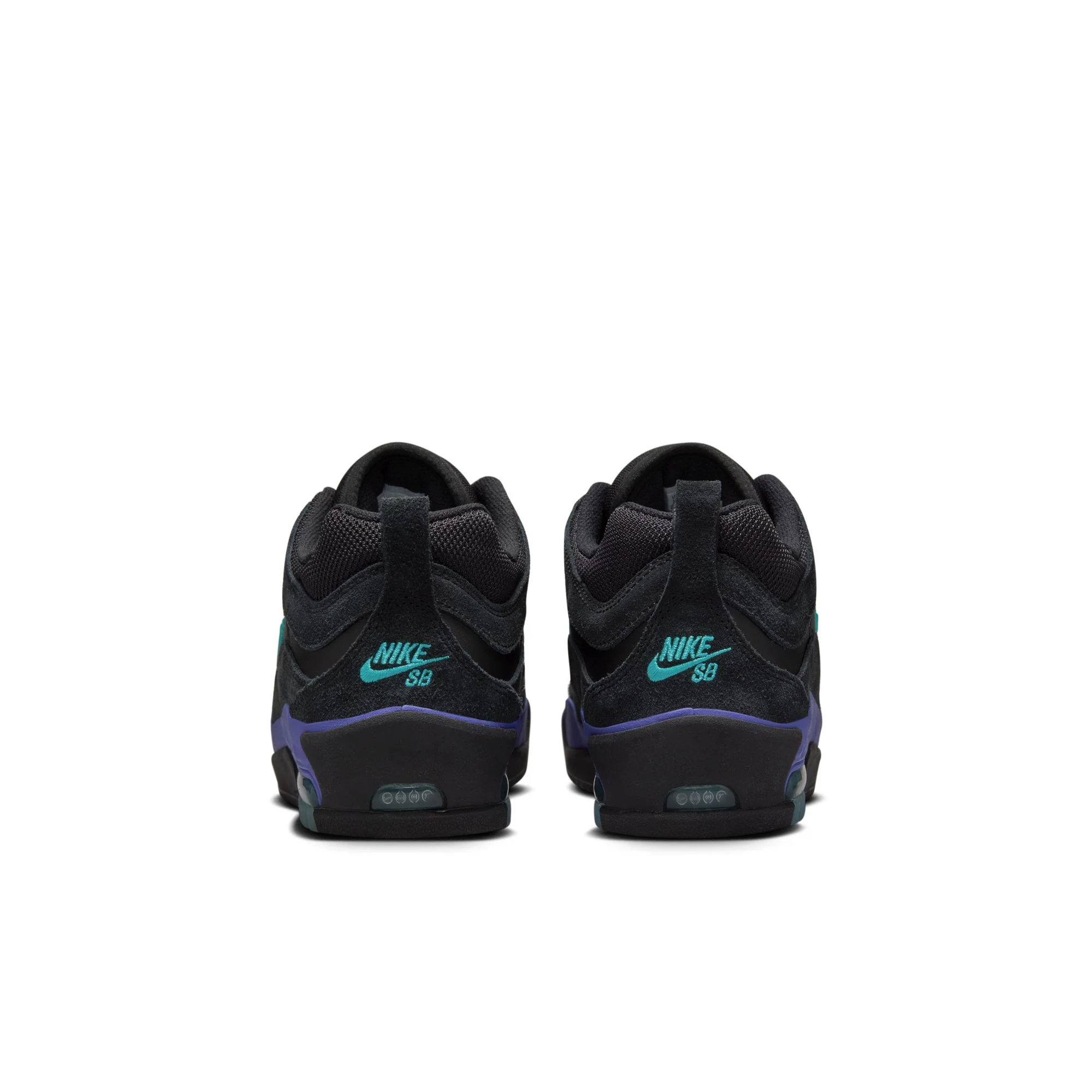 Nike SB - Air Max Ishod Black/Black/Persian Violet/Dusty Cactus - Image 4