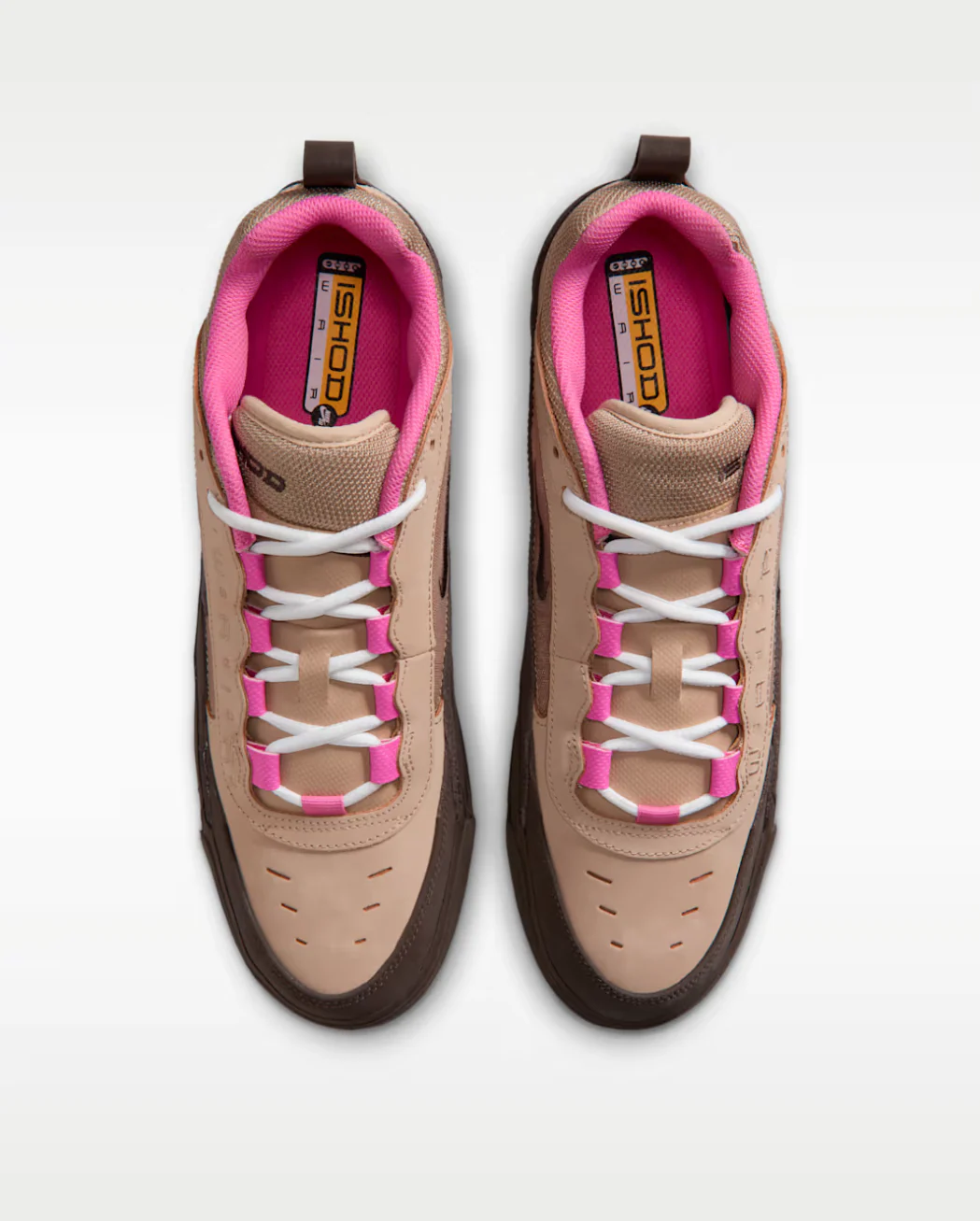 Nike SB - Air Max Ishod Hemp / Baroque Brown -Pinksicle - Image 3