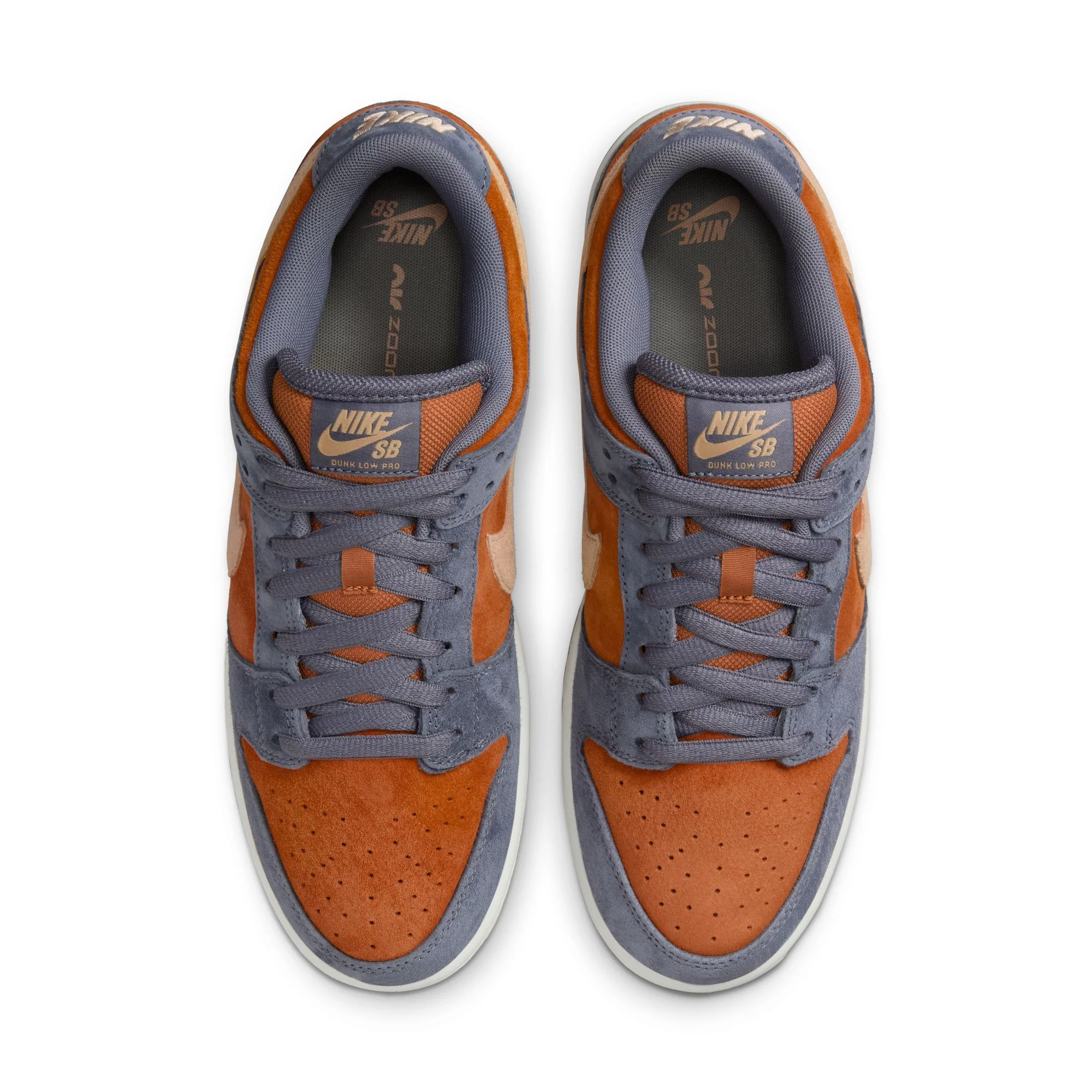 Nike SB Dunk Low Pro Light Carbon / Sesame-Monarch / Summit White - Image 4