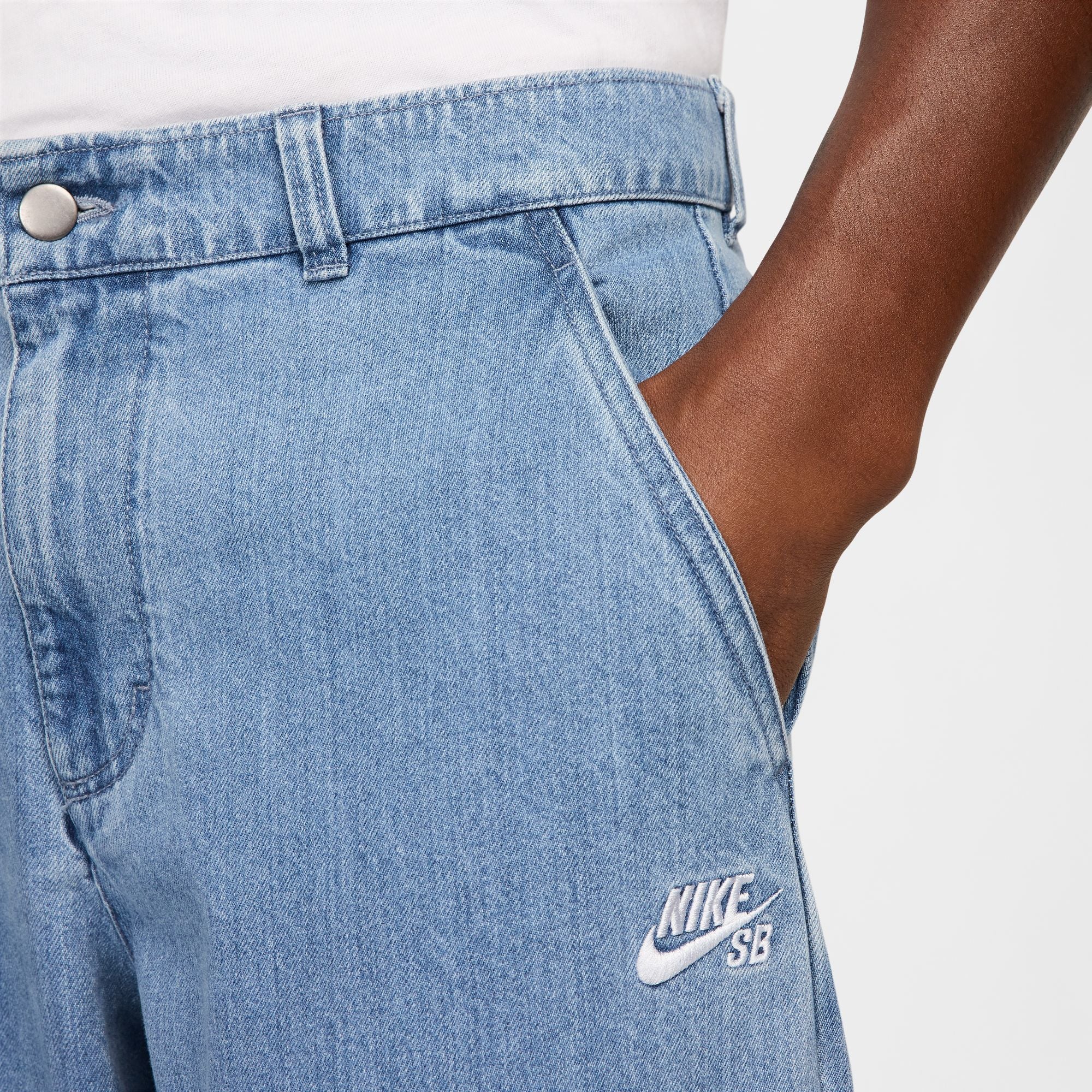 Nike SB - El Jeano Skate Pants Ashen Slate / White - Image 3