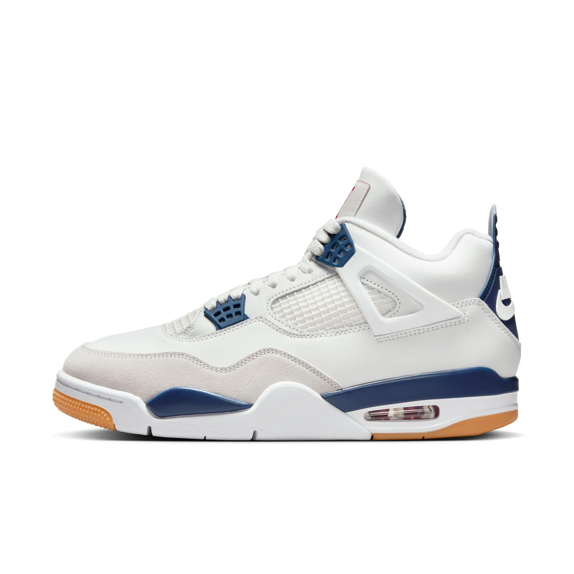 Nike SB X Air Jordan 4- Summit White/White-Navy-Neutral Grey