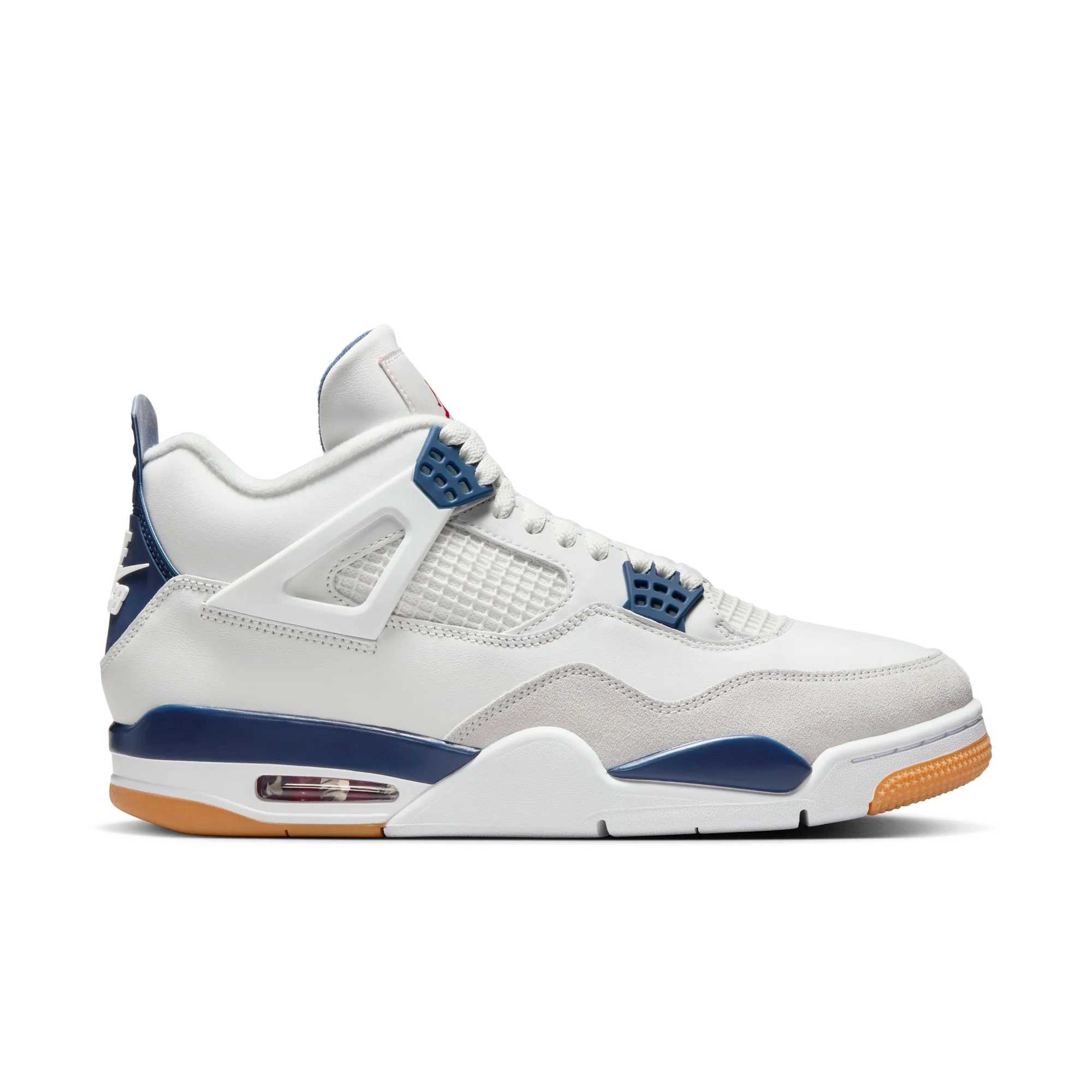 Nike SB X Air Jordan 4- Summit White/White-Navy-Neutral Grey - Image 2