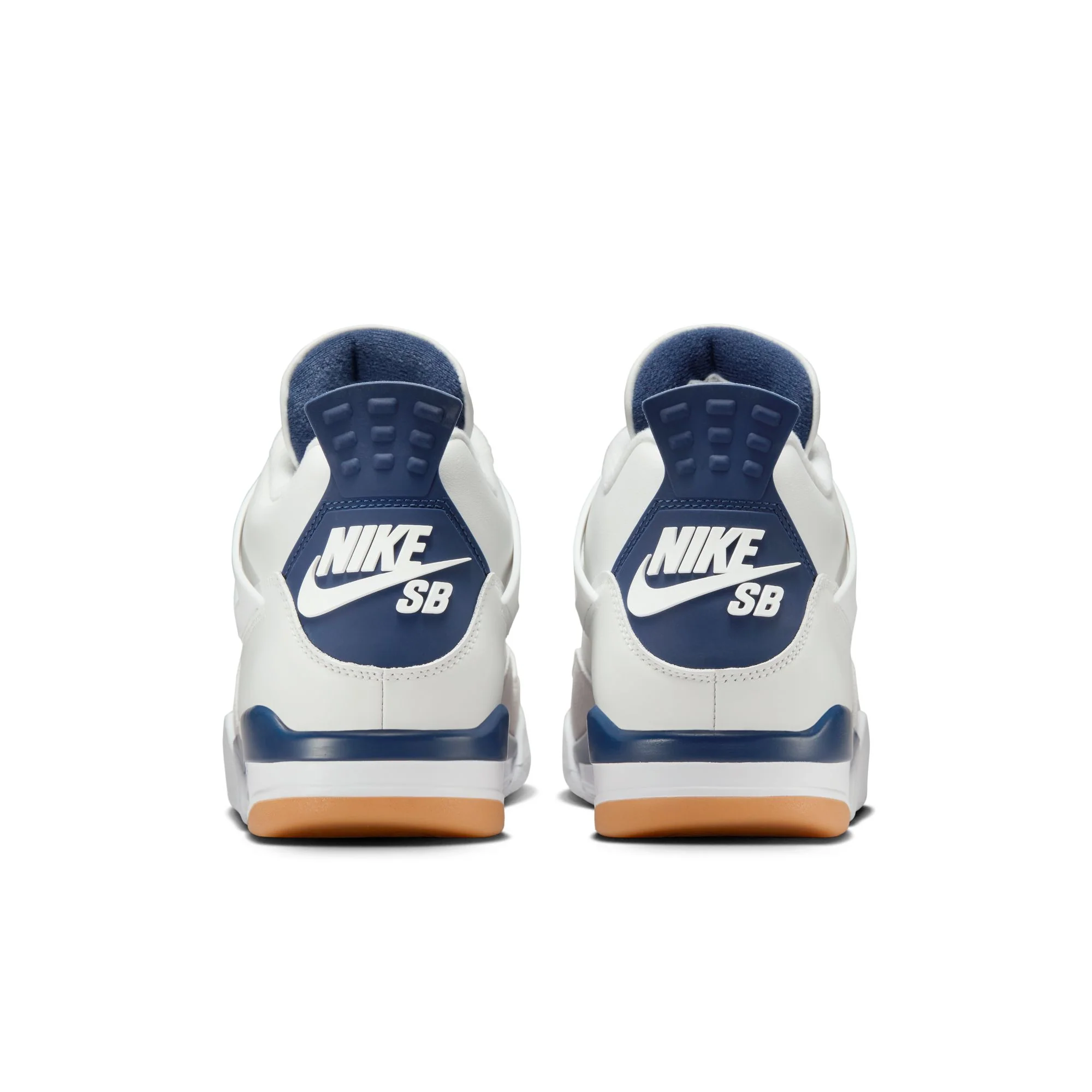 Nike SB X Air Jordan 4- Summit White/White-Navy-Neutral Grey - Image 3