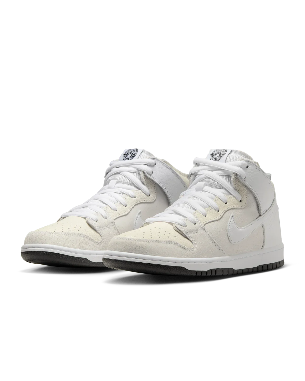 Nike SB X Antihero - Dunk High White / White - Black - Image 3