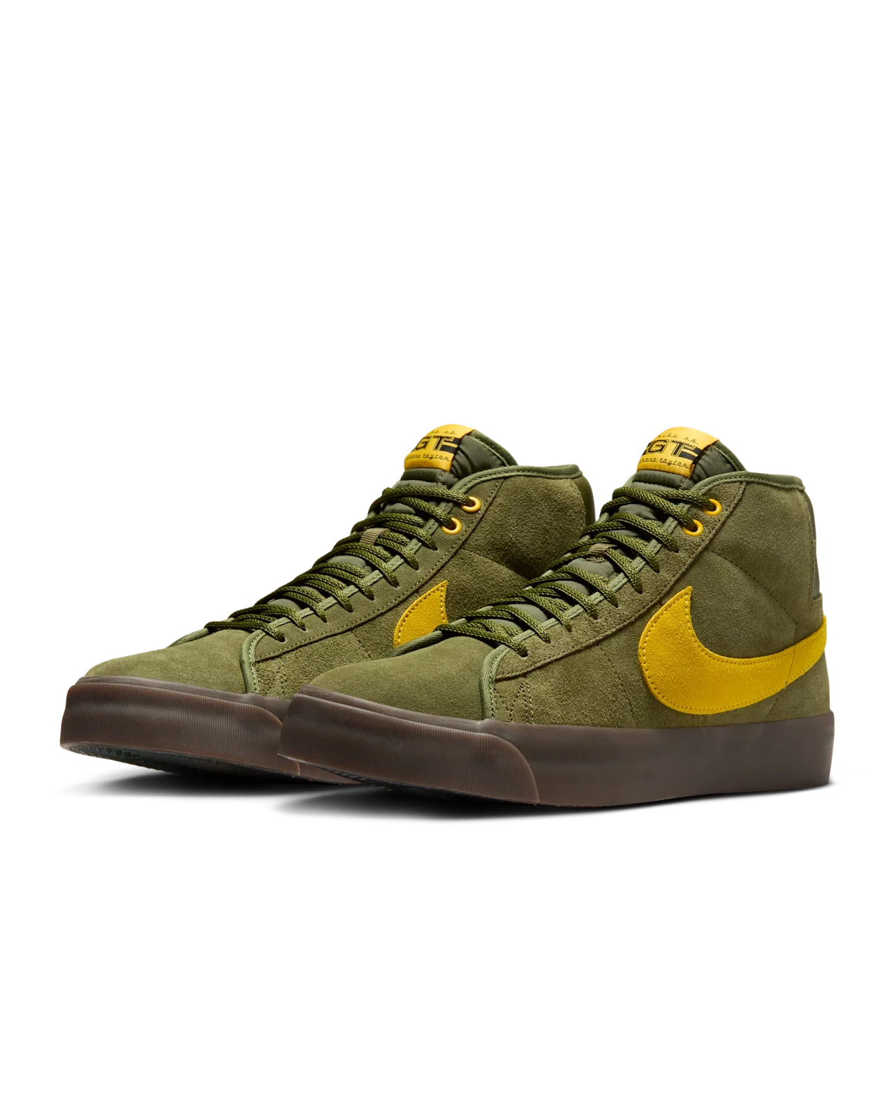 Nike SB X Antihero - Zoom Blazer Mid Rough Green Amarillo - Image 3