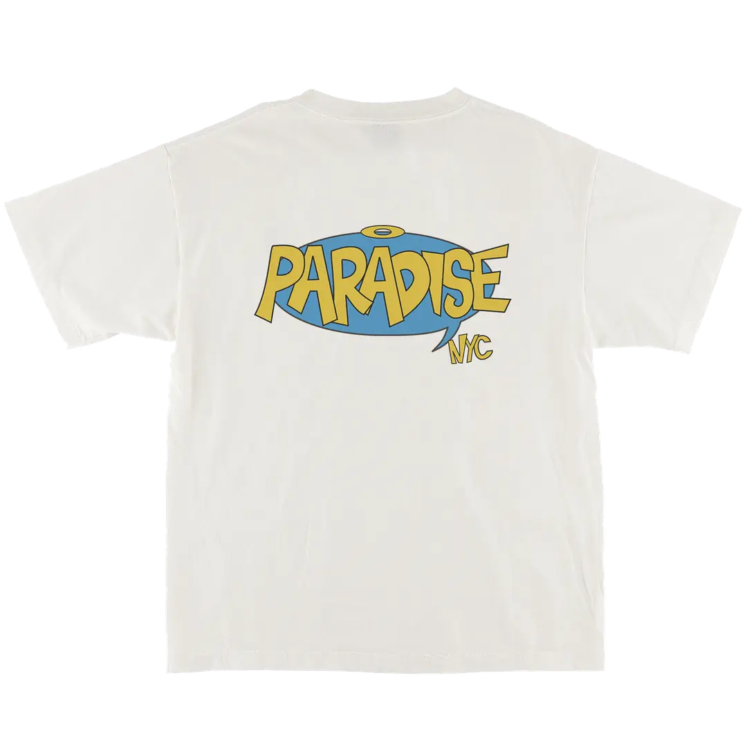 Paradis3 - Dinosaur Paradise T-Shirt White - Image 2