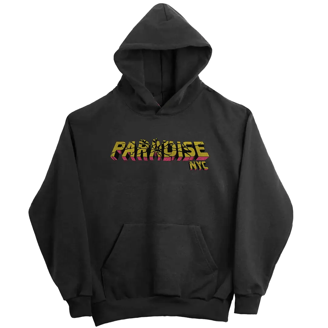 Paradis3 - Shattered Logo Hood Black