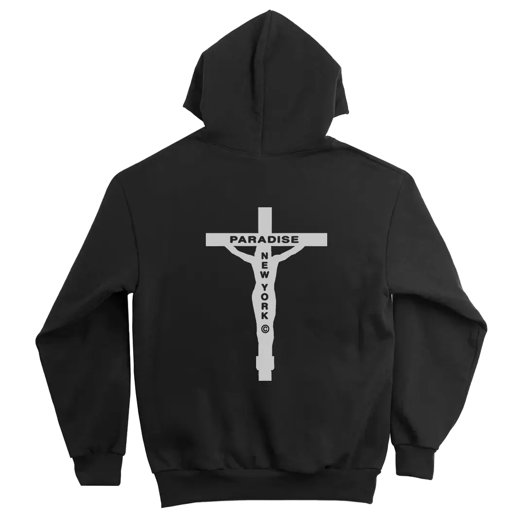 Paradis3 - Shattered Logo Hood Black - Image 2