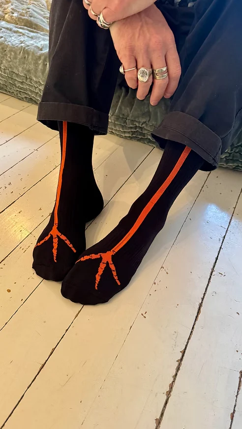 Pigeons Hit - Pigeon Feet Socks Black