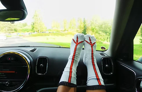 Pigeons Hit - Pigeon Feet Socks White