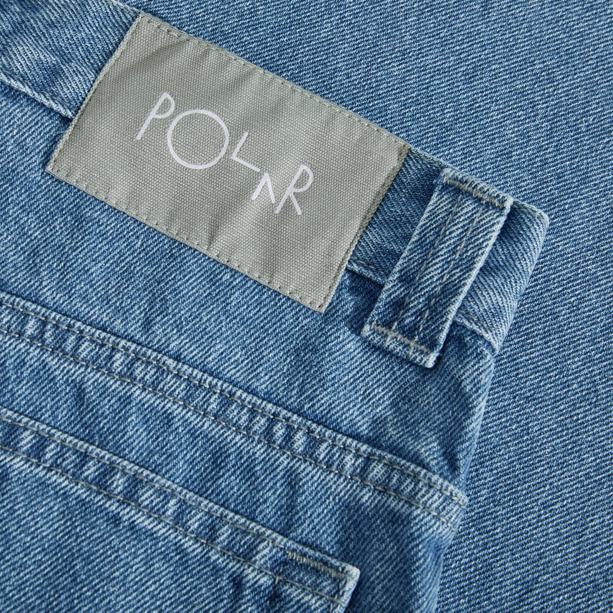 Polar - 93! Denim Pant Mid Blue - Image 5
