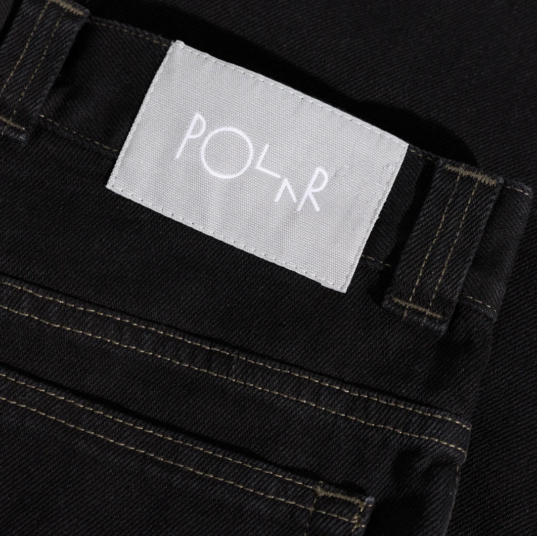 Polar - '93! Pants | Contrast Stitching Black/Dark Olive - Image 5