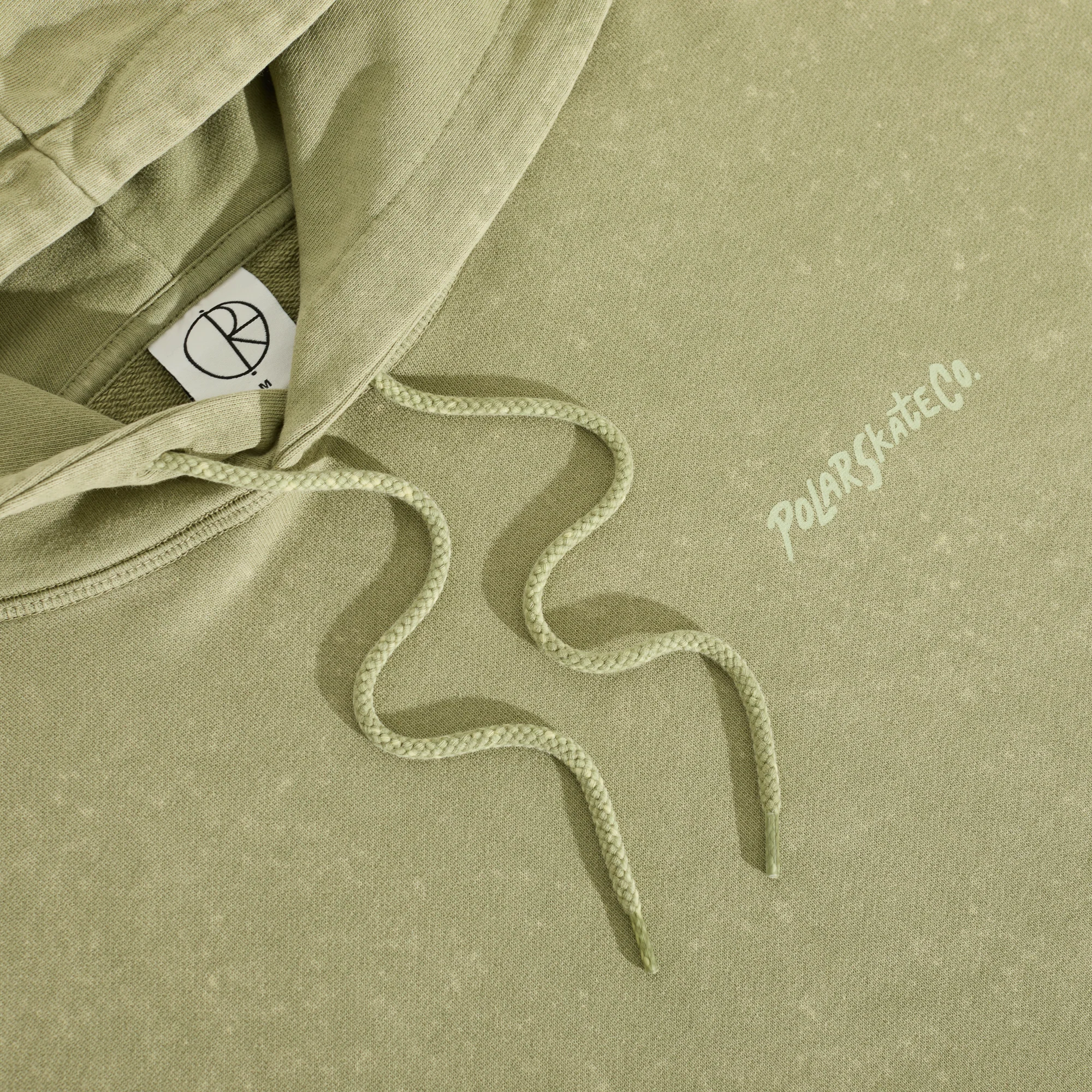 Polar - Acid Frank Hoodie / Surf Logo Light Green - Image 3