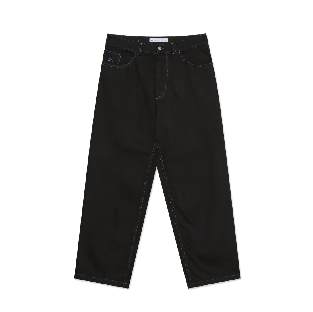 Polar - Big Boy Pants Black/Blue Stitching - Image 2