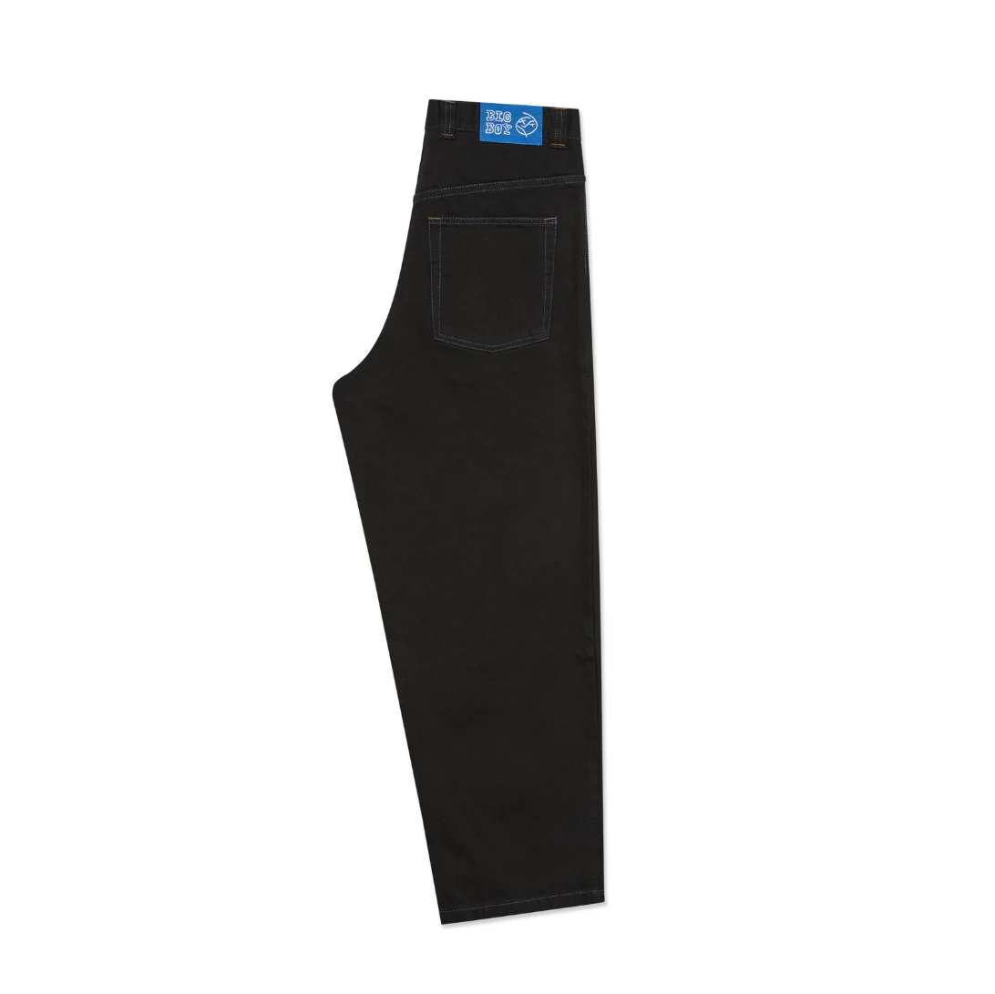 Polar - Big Boy Pants Black/Blue Stitching - Image 3