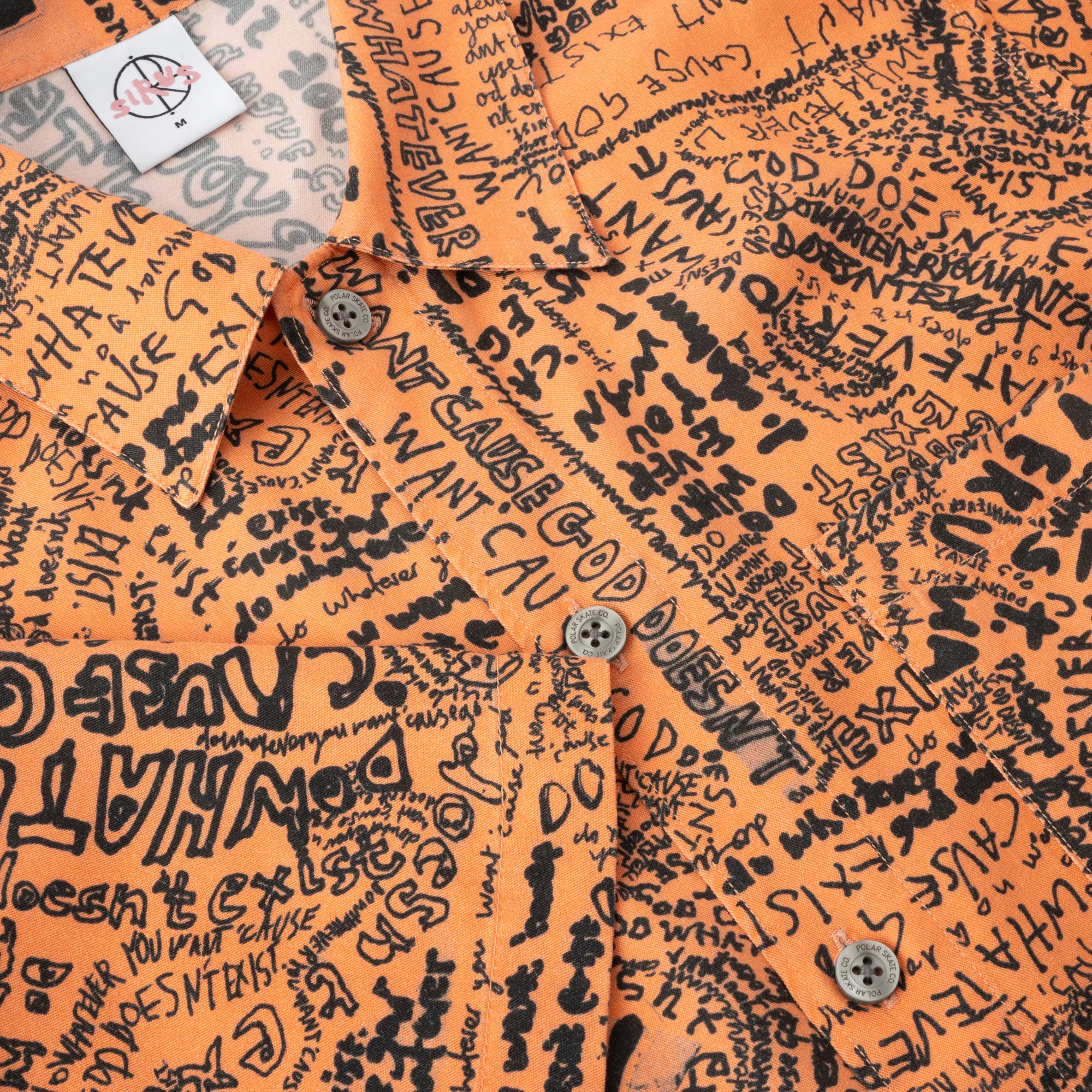 Polar - Bowling Shirt Exist Orange - Image 3