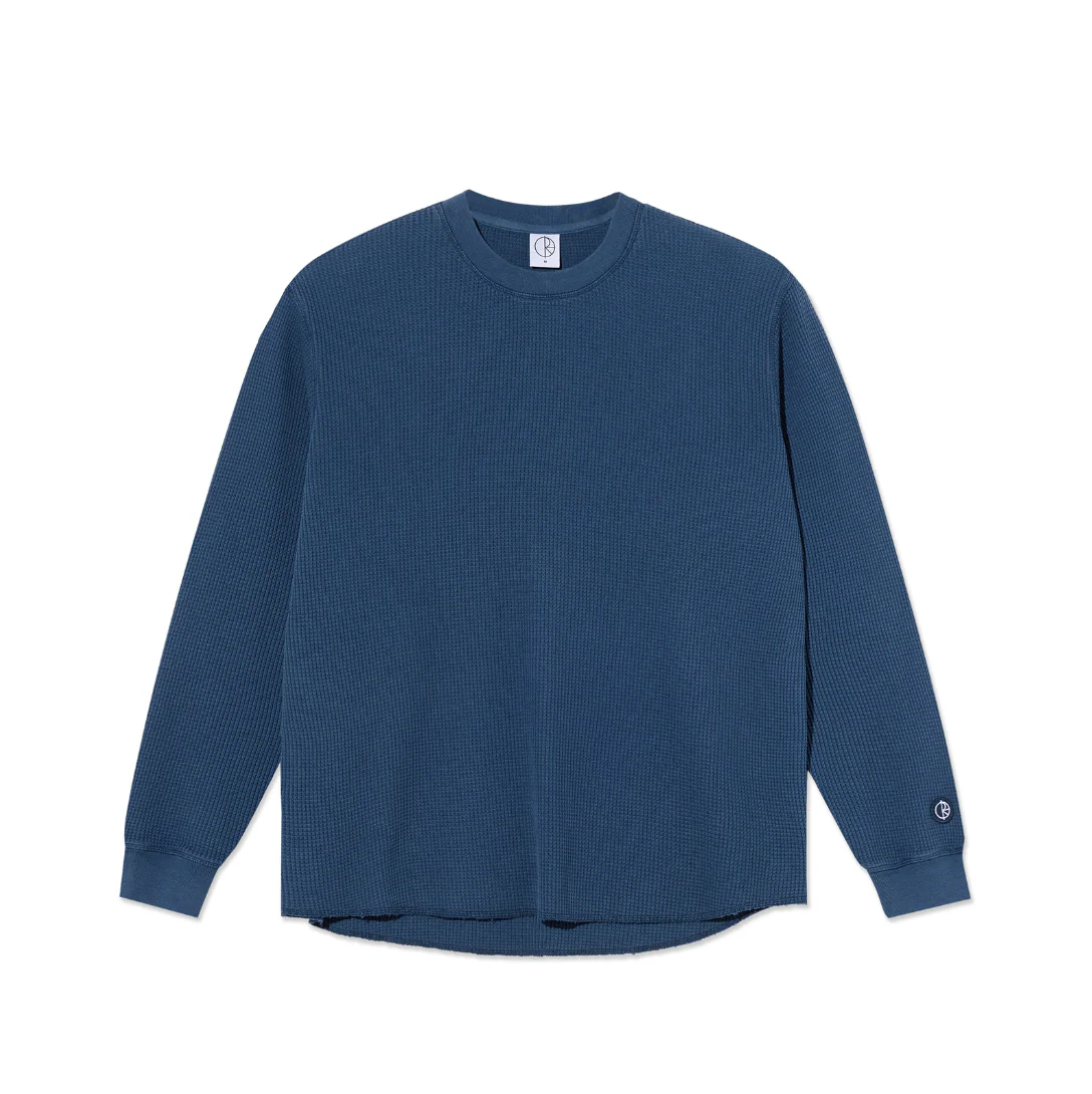 Polar - Dylan LS Tee | Waffle Space Blue